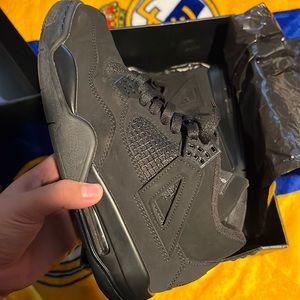 Black cat Jordan 4s reps